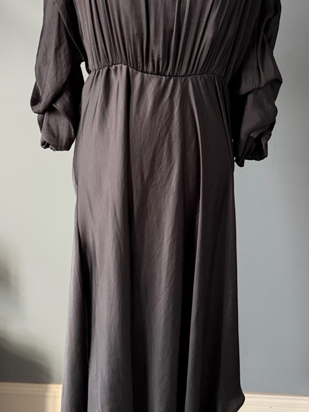 Bardot Black Off Shoulder Long Sleeve Maxi Dress